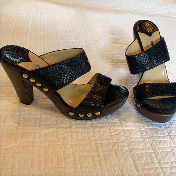 Jimmy Choo Shoes - Jimmy Choo authentic snakeskin with studs
